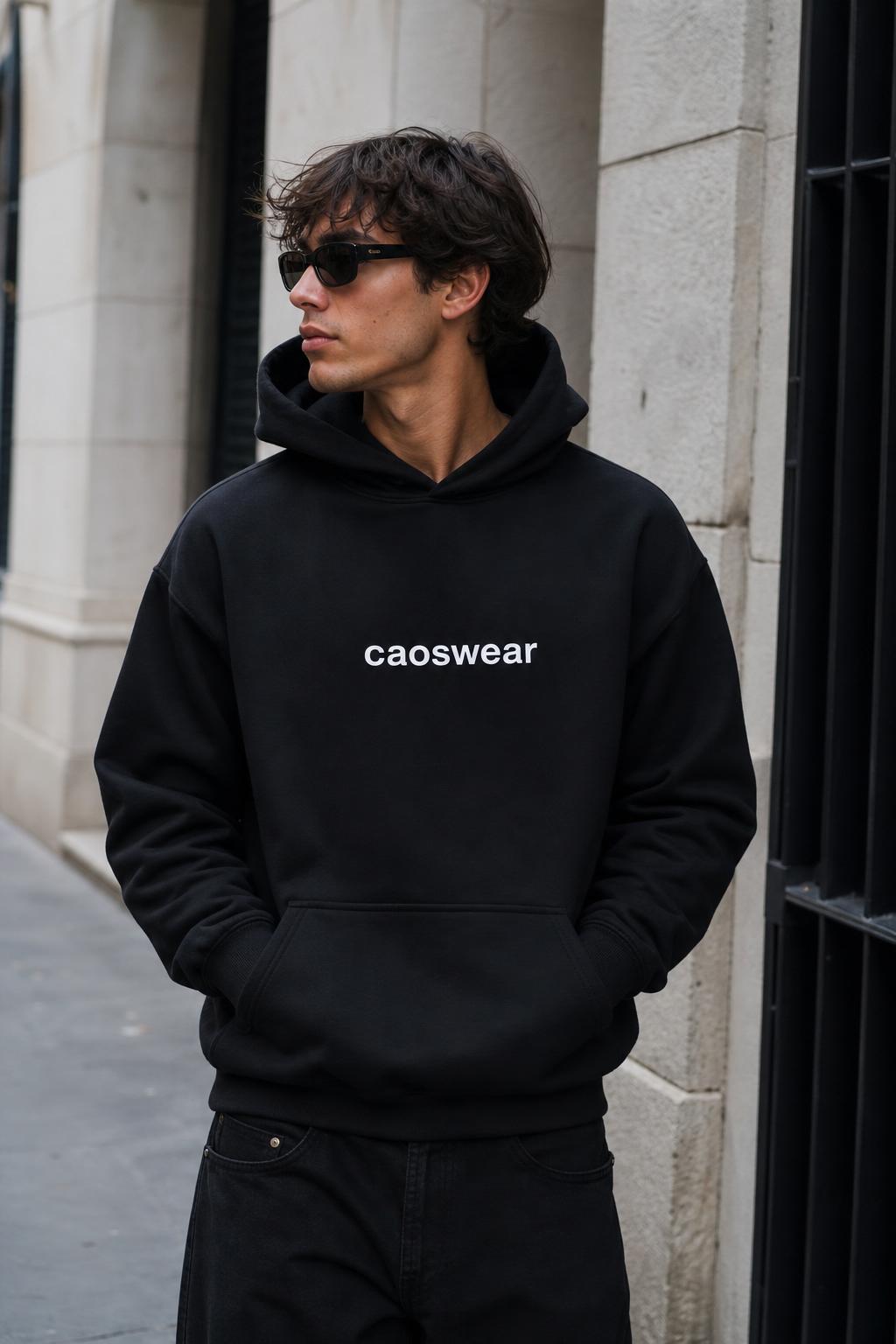 Hoodie met logo